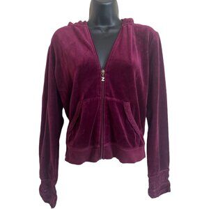 Vintage Y2K purple velour zip up from ZN